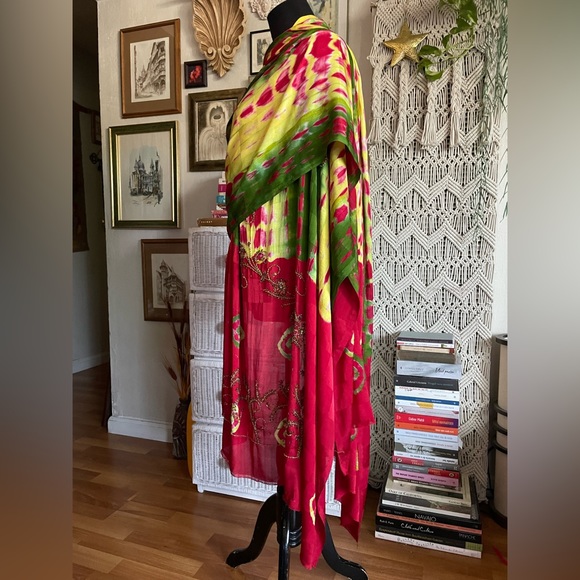 Colorful dupata shawl - Picture 5 of 7